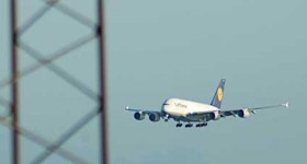 Lufthansa Airbus A380 i København